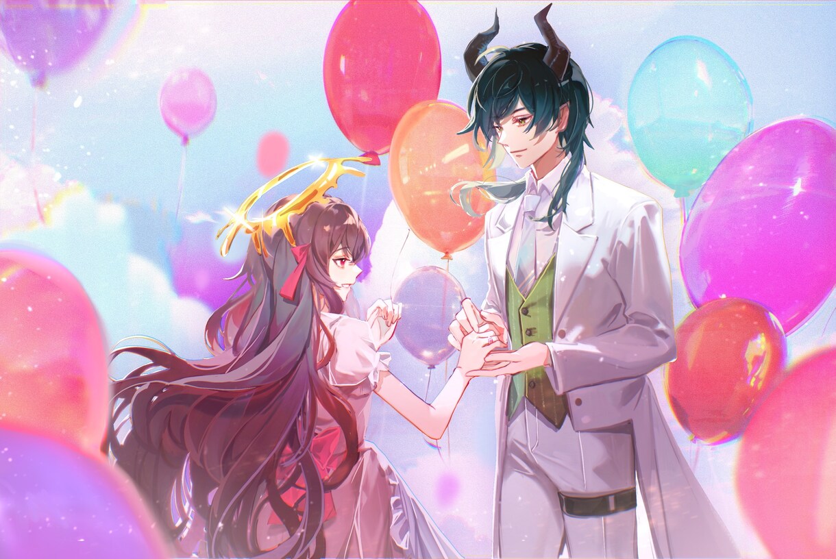 腐/夢絵、cpイラストを作成します 強い光と影、細部まで描き込まれた背景のイラストを得意 イメージ6