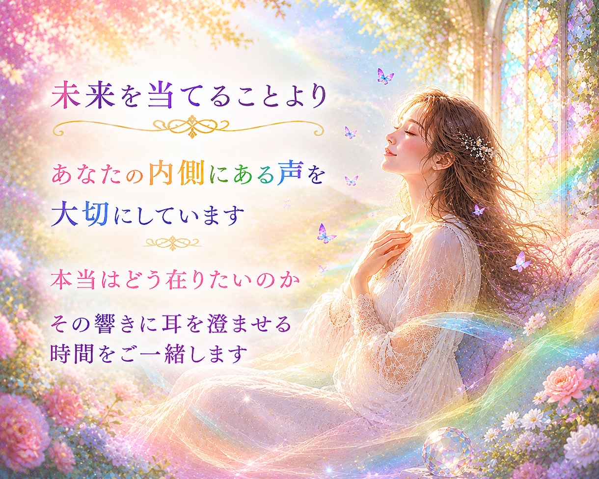 パラレルシフトリーディング⭐届けます ✨あなたの中の虹色の可能性に光をあてます✨ イメージ4