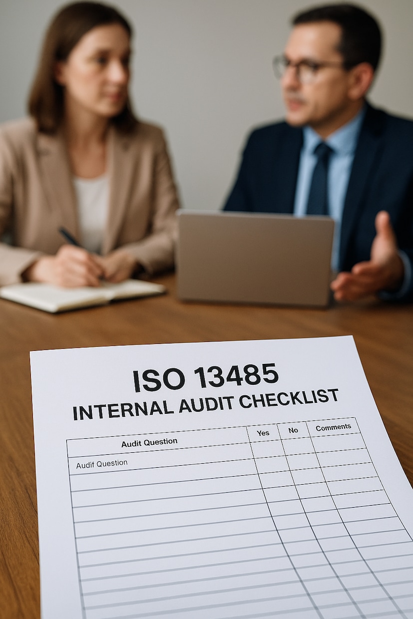ISO13485内部監査チェックリストを提供します 要求事項に沿ったチェックリストです。 イメージ1