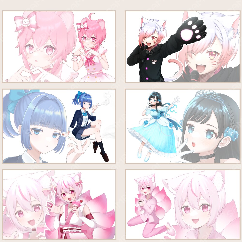 立ち絵/グッズ絵/アイコンを描きます オリジナルのイラストが欲しい方へ！ イメージ3