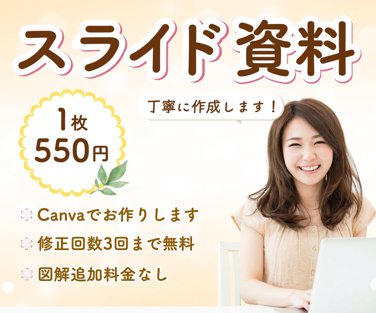 女性が心ときめくスライド資料を作成します 思わず見たくなる資料をCanvaで作成いたします！ イメージ1