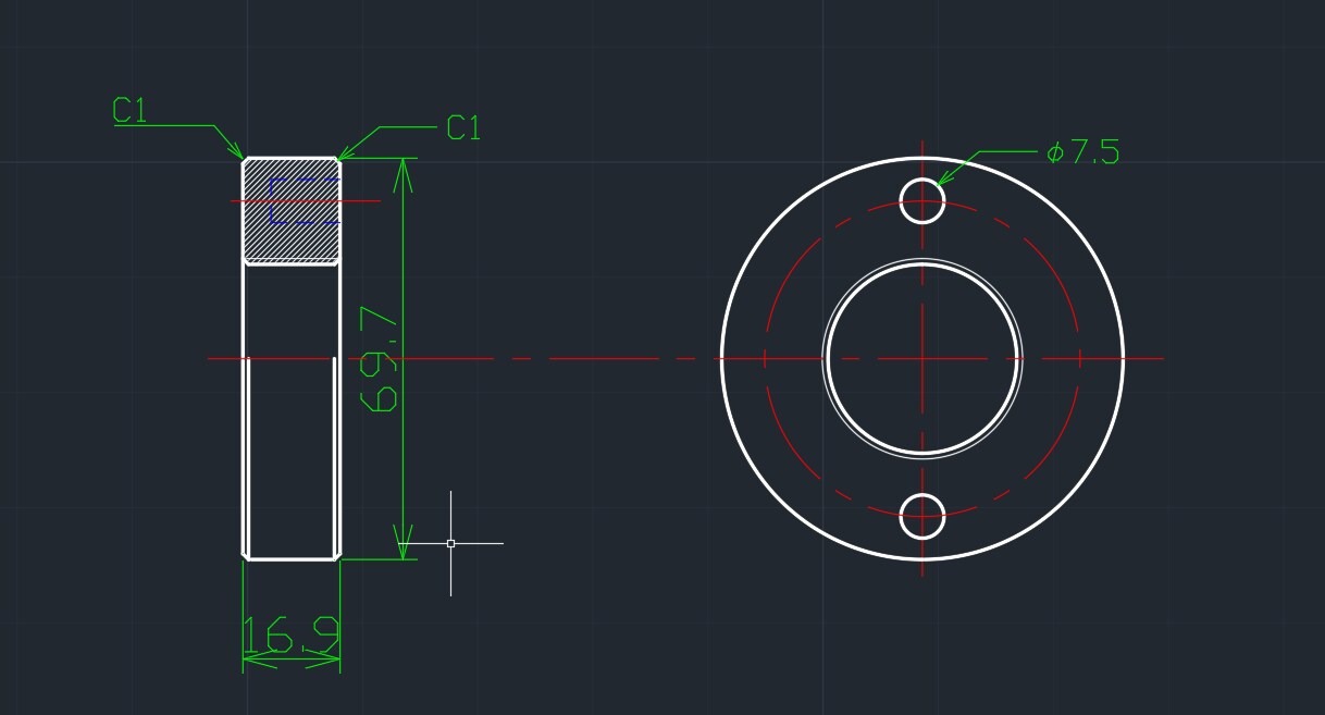 機械工学専攻が対応PDF図面を正確にCAD化します DWG/DXF形式での納品に対応しています。 イメージ3