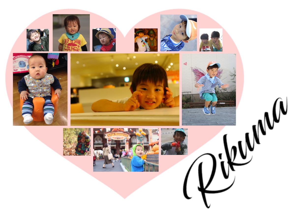 お気に入りの12枚のお写真をより素敵に1枚にします 大変なご時世だからこそ少しでも皆様の元気になれますように…！ イメージ1