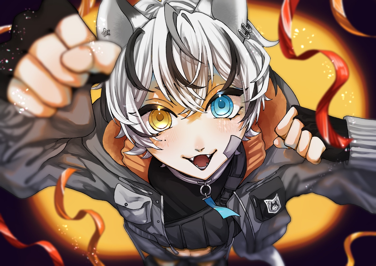 個性的な絵柄でイラストお描きします 鮮やかな色使いでイラストを描きます！ イメージ2