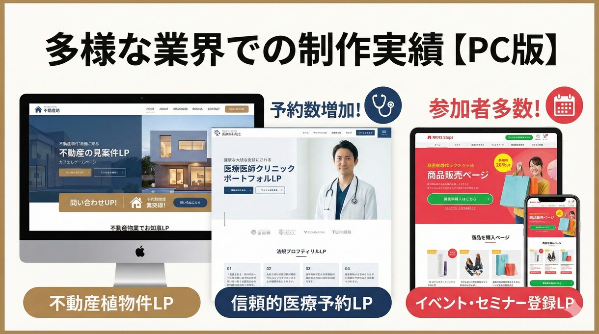 集客特化！現役プロが売れるLPを制作します 検索に強い！現役プロが「集客できる」高品質LP作ります イメージ5