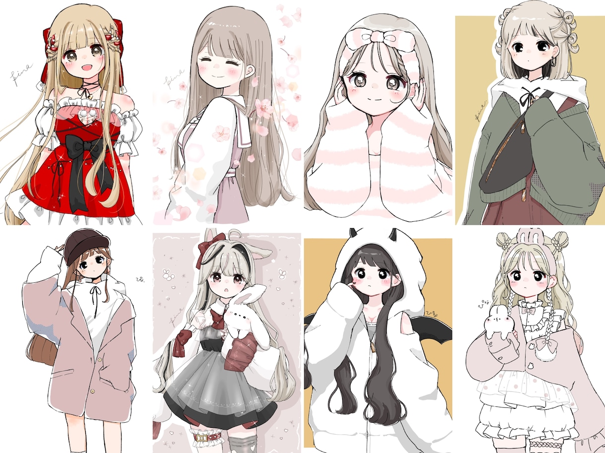 既存絵をお好きなビジュに！カスタムイラスト描きます お好みの元絵をビジュアルチェンジしてあなただけのイラストに！ イメージ5