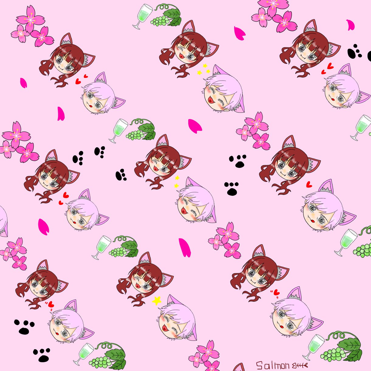 アイコン.待ち受け＆ヘッダー2種セットお描きします SNSｱｲｺﾝ.待ち受け.ヘッダー等にどうぞ♪♪ イメージ8