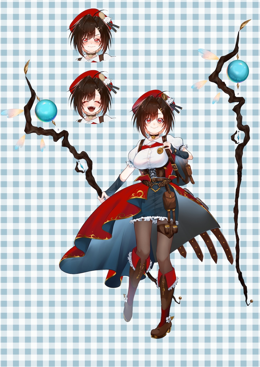 立ち絵制作いたします キャラの特性、チャームポイントが伝わる制作を心がけています。 イメージ3