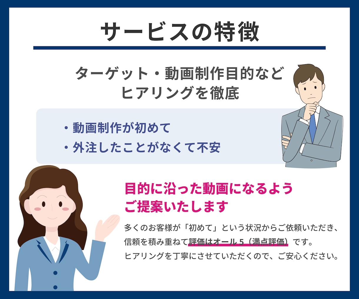 広告動画・PR動画・アニメーション動画制作します 営業出身の女性クリエイターが動画広告・サービス紹介動画を制作 イメージ2