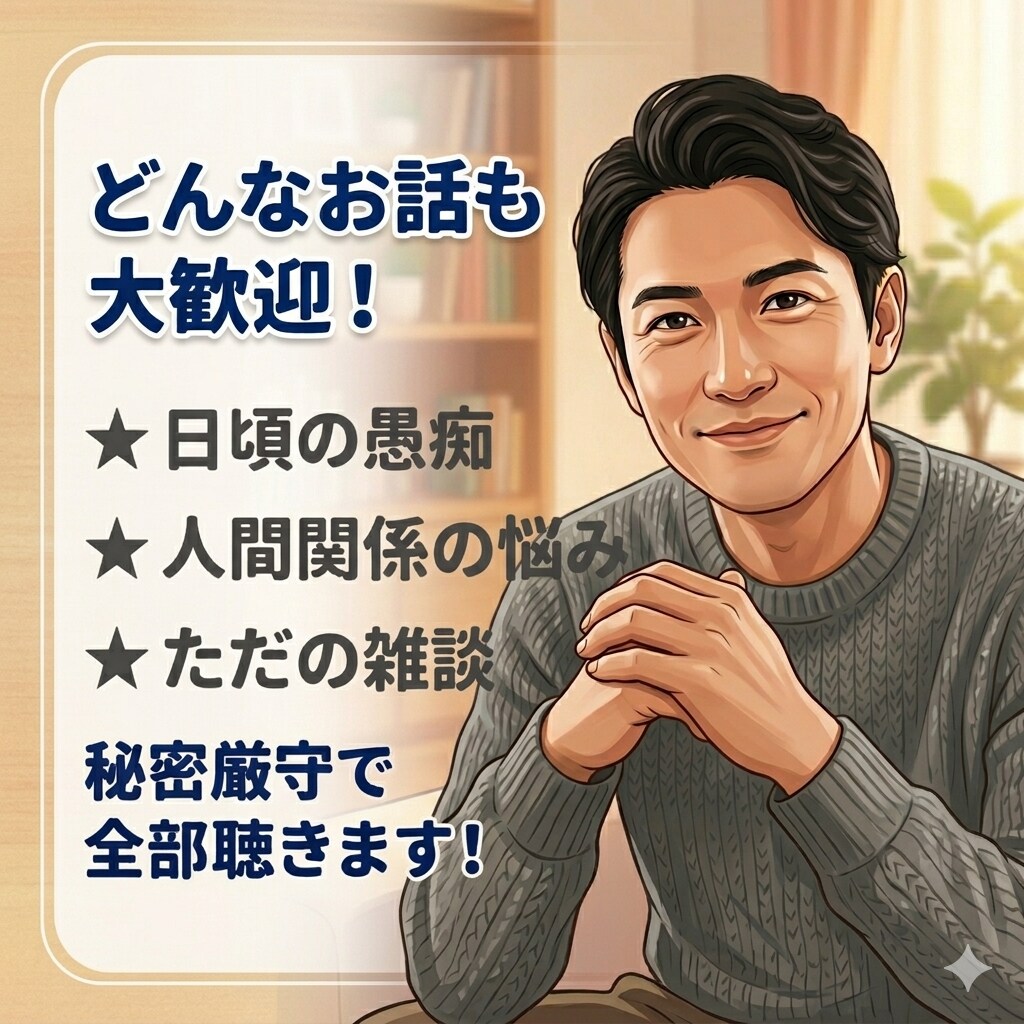 仕事、人生のもやもやの整理をお手伝いします 仕事や人生、人間関係のもやもや整理します！ イメージ1