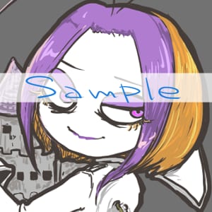 SNS等のアイコン描きます あなたの創作子さん、アバター等をちょっと毒気のある絵柄で イメージ5