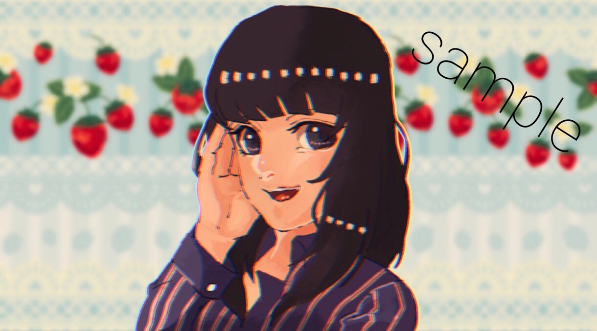ちょっとアニメキャラ風？な似顔絵を描きます SNS等のアイコンにどうでしょうか？ イメージ4