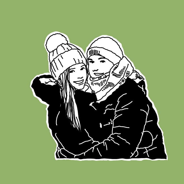 カップル、ご夫婦のおしゃれなイラストお描きします 友達や恋人へのプレゼントに最適！額に入れたプレゼントも可◎ イメージ7