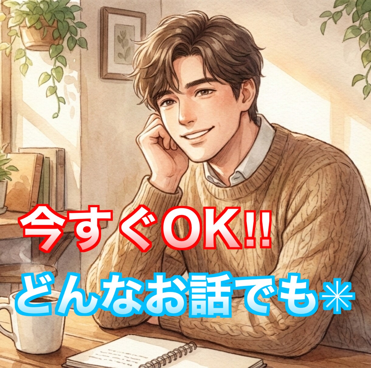 今すぐOK✳︎ 麒麟ボイスがなんでも聞きます 秘密厳守します！人の話を聞くのが大好きなので1分大丈夫です イメージ2