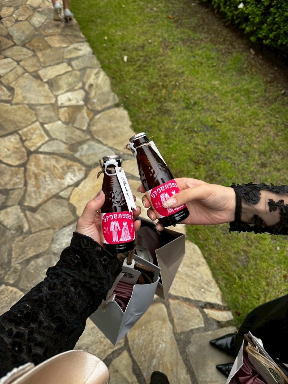 貼るだけ簡単♪結婚式プチギフト作成します オロナミンCに貼るだけ！結婚式 二次会に是非✩ イメージ8