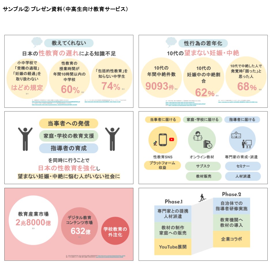 スタートアップ向けピッチ構成設計します 見た目より、説得力を重視した「伝わる」資料を設計します イメージ3