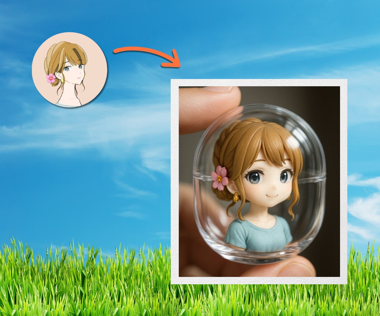 AI × 職人技❗️ガシャポンカプセル画像にします 話題沸騰❗️世界で1つのAIカプセル画像 イメージ8