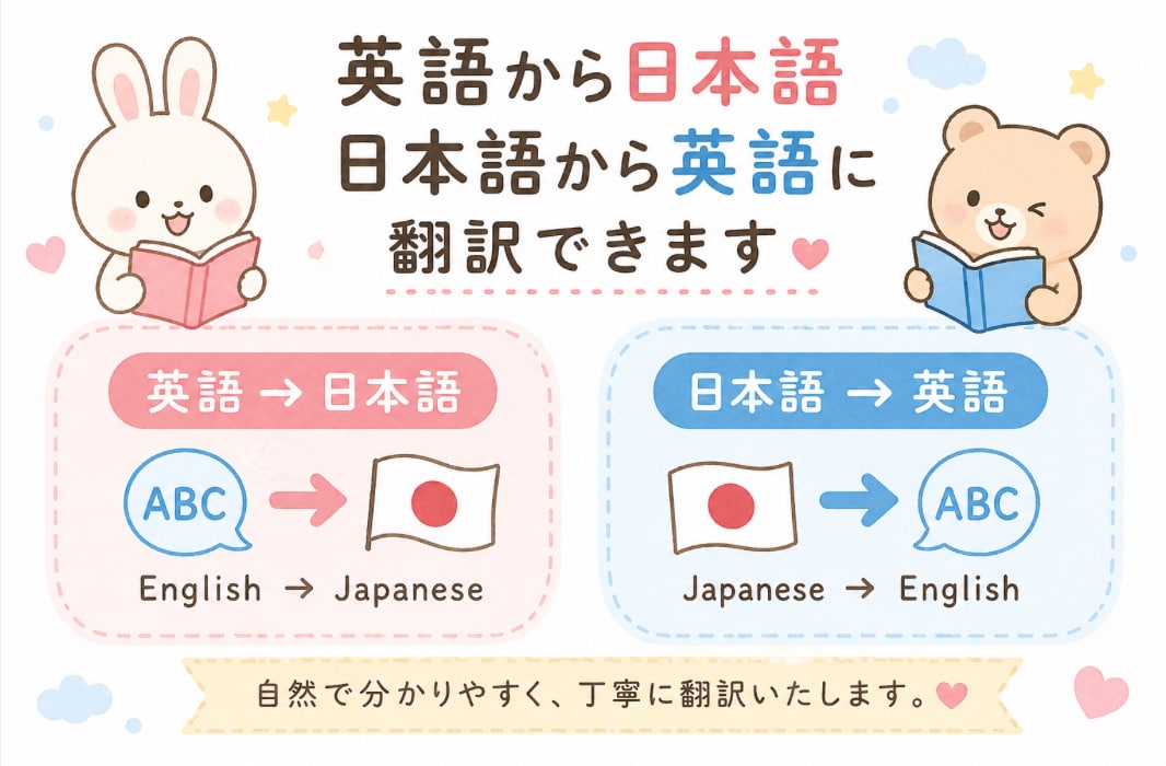 英語課題を自然で伝わる文章に修正します 英語が苦手でもOK！丁寧に添削します イメージ1