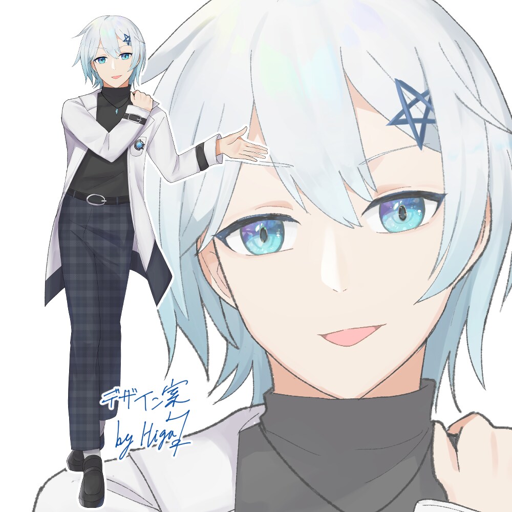 キラキラした立ち絵イラスト制作します 商用込み＆高画質！Live2D用パーツ分けも可能です イメージ5