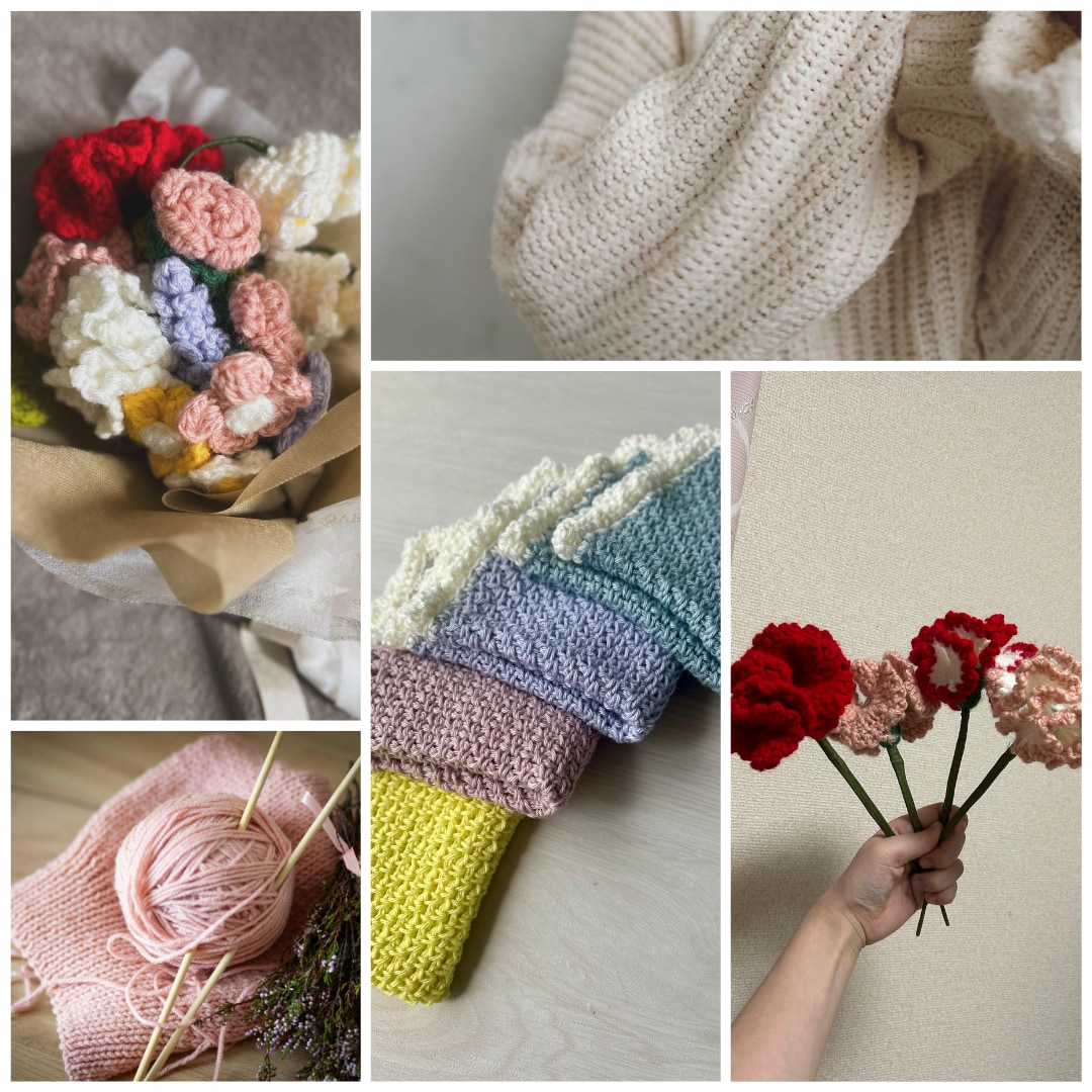 写真から再現！世界に一つの手編みニットを作ります 憧れのデザインを形に。編み図なしでも丁寧に編み上げます イメージ10