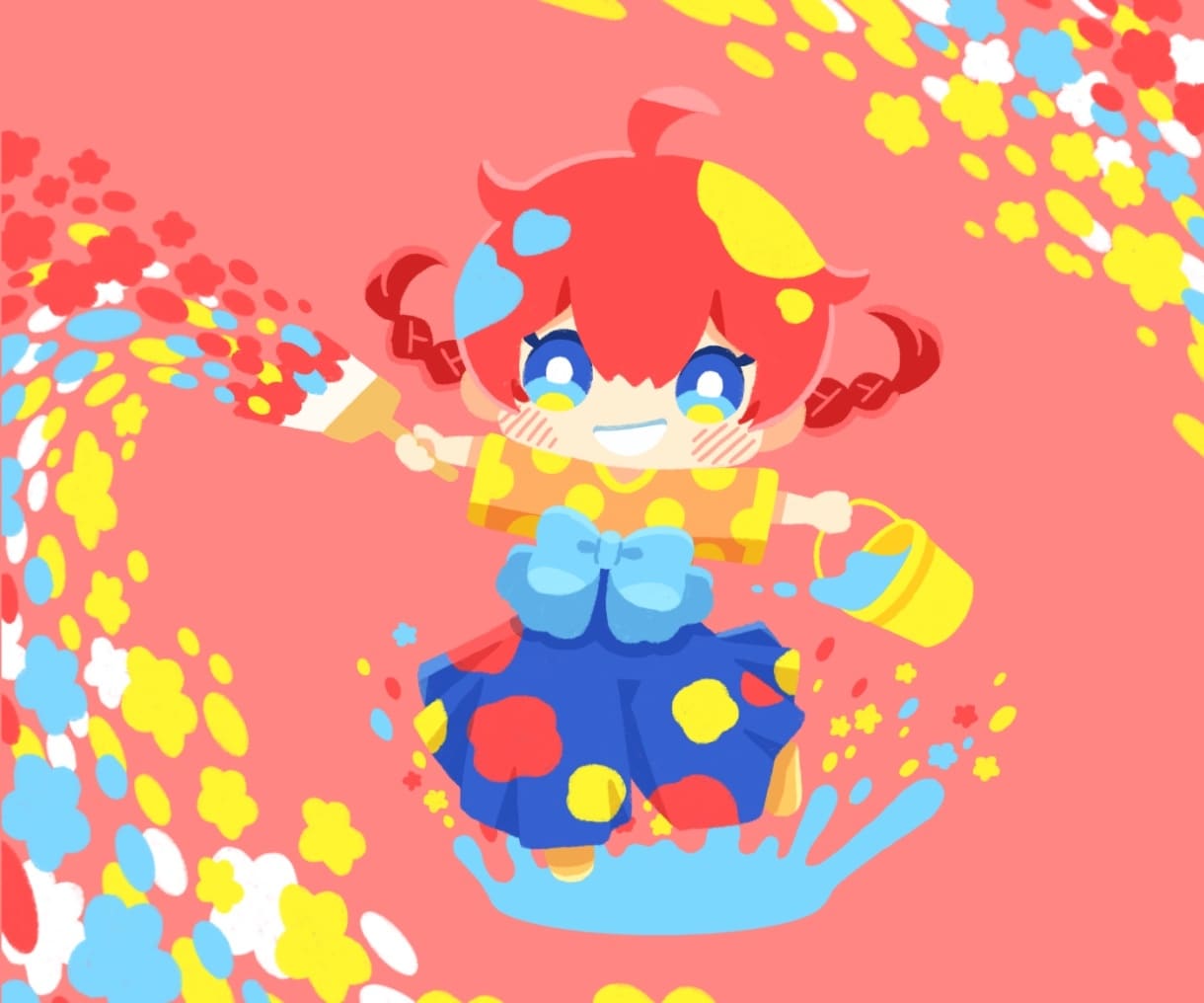 ポップでゆるかわいいミニキャラ描きます ◎商用利用可、マスコットキャラクター、子供向けイラストなどに イメージ3