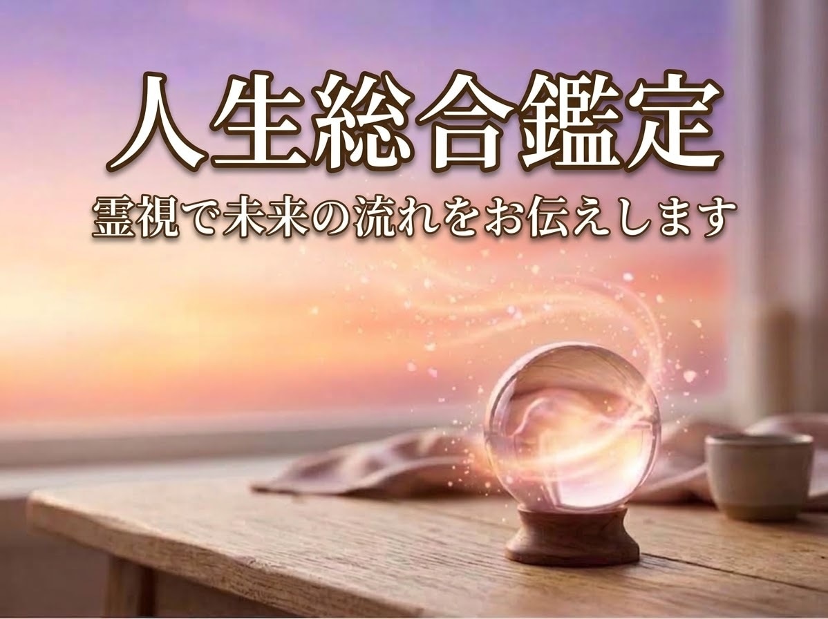 人生総合鑑定｜霊視で未来の流れをお伝えします 恋愛・仕事・人間関係の迷いに寄り添い、整理をお手伝いします イメージ1