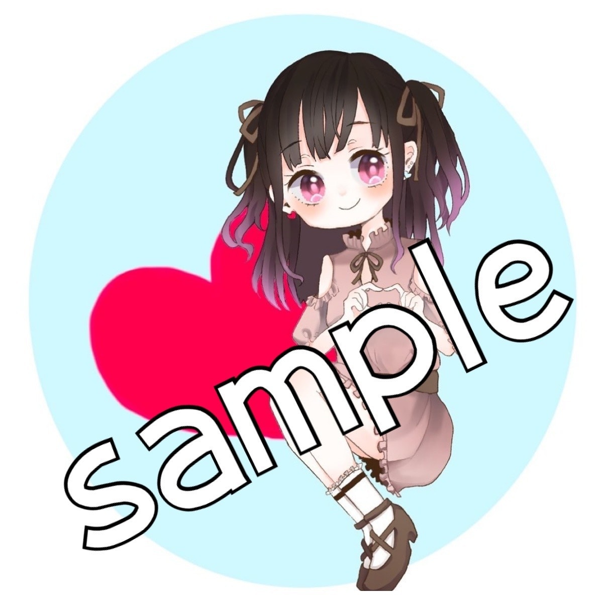 可愛い雰囲気のアイコン描きます スクエア型で、アイコン、トプ画に利用できるイラストを描きます イメージ4