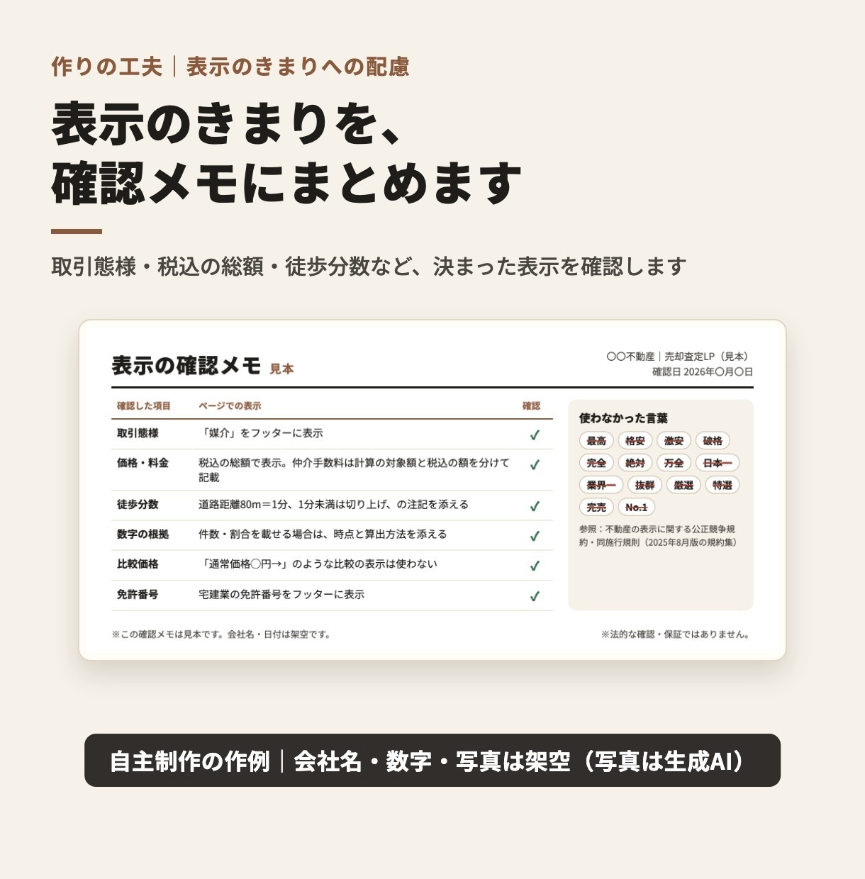 工務店・外壁塗装・不動産の反響用LPを作ります 住宅・不動産専門。原稿から作成、間取り図の清書も頼めます イメージ7