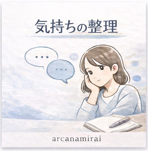 考えがまとまらない時の気持ち整理をお手伝いします 悩みがはっきりしていなくても大丈夫です イメージ1