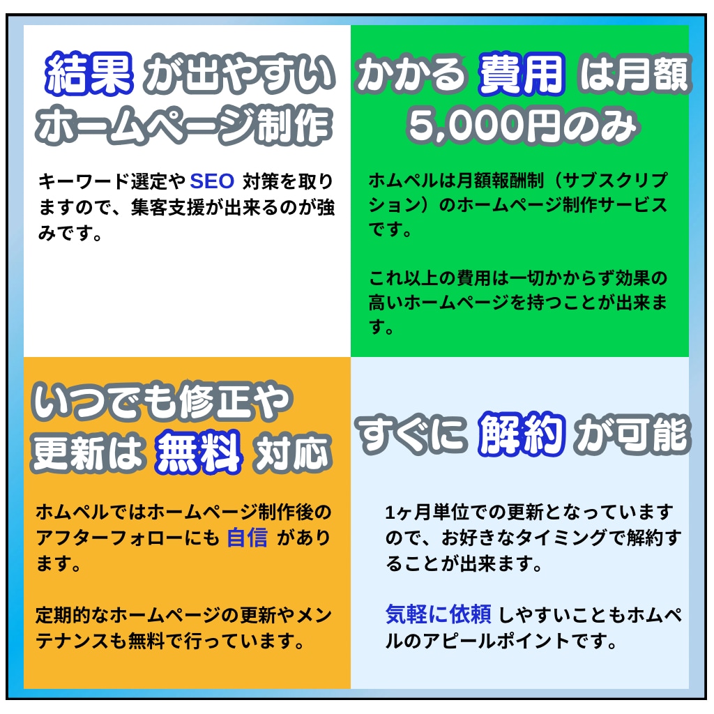 制作0円・月額5000円でホームページを運営します 知識が無くても大丈夫。「まる投げお任せパック」がオススメ！ イメージ3