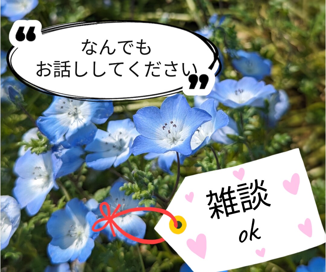 どんなお話しもできます 。アナタのちょっと離れた親戚くらいに思ってください♡ イメージ2