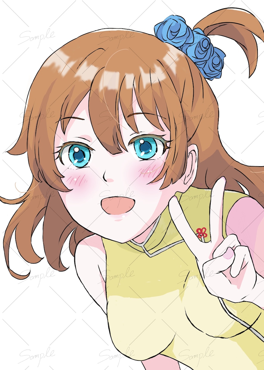 迅速かつ丁寧に☆自然派な女の子描きます 等身大のイラストも得意です！男女、中性、ミニキャラ描けます イメージ1