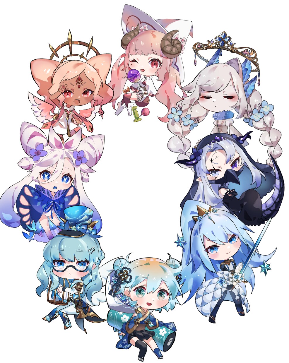 最短二日！デフォルメイラスト制作いたします まるっとかわいいデフォルメキャラ！ イメージ6