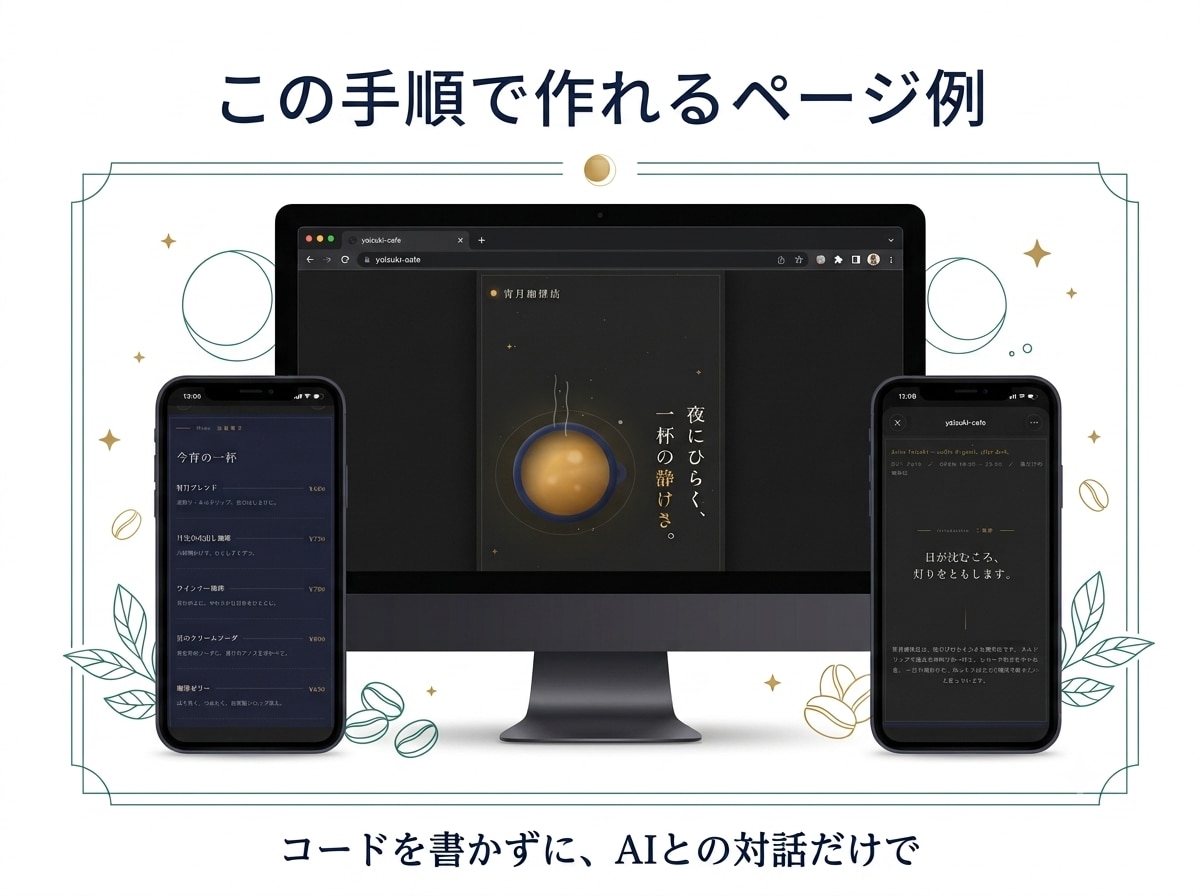 コード不要!ClaudeでWeb制作を教えます コードが書けなくてもAIでWebページを作れるようになります イメージ2