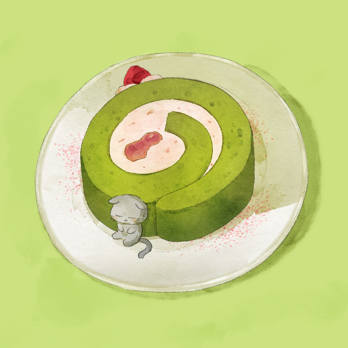 柔らかい水彩画風の食べ物イラスト描きます アイコンやメニュー表に使える食べ物イラストが欲しい方に イメージ6