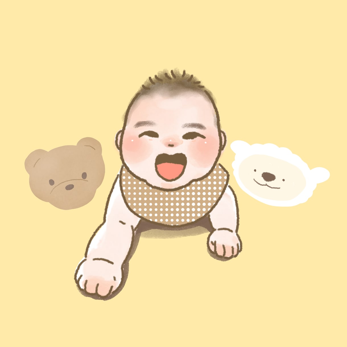 ほんわかタッチでお子さんの似顔絵を作成します とっておきの写真をイラストに！ イメージ7