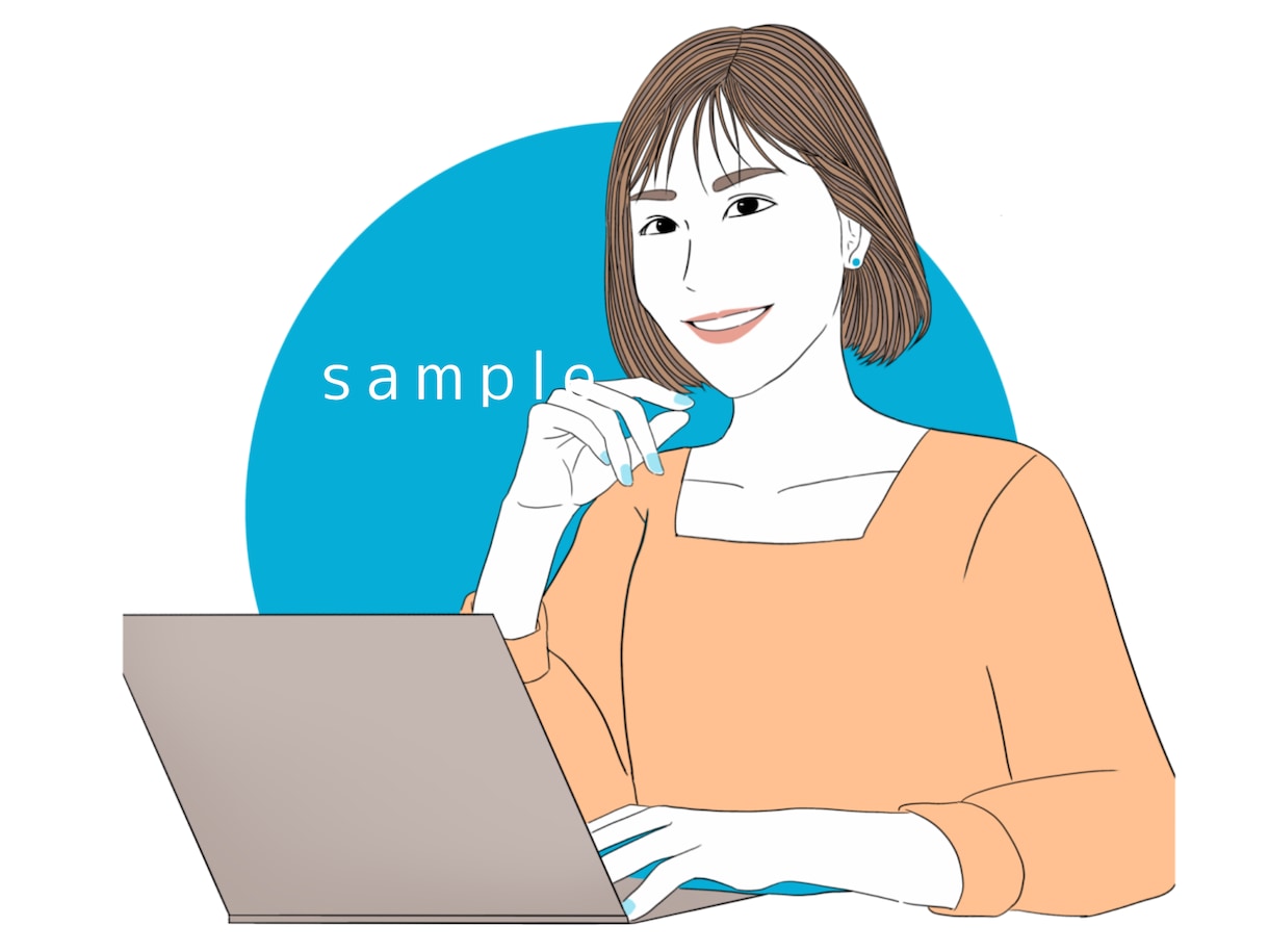 繊細なタッチで線画似顔絵作成します サービス開始につき低価格にてご提供致します。 イメージ6