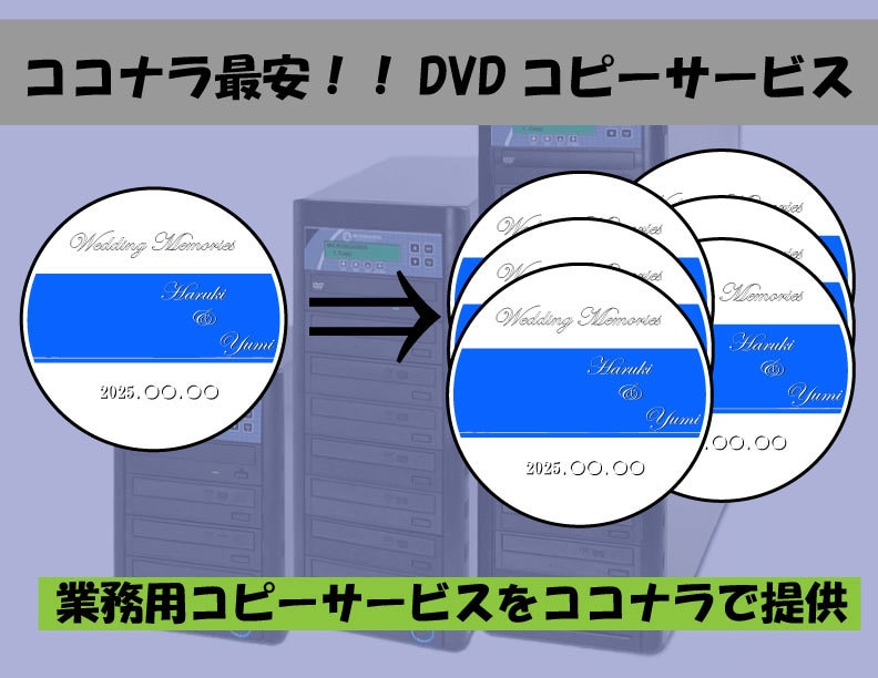 イベント・サンプル配布用 DVD複製ダビングします イベント・サンプリング用の保存や配布に最適！ イメージ1