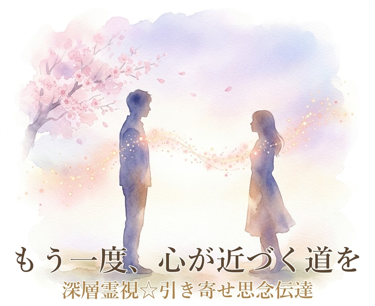 深層霊視☆引き寄せ思念伝達します ツインレイ・ソウルメイト・婚外恋愛など『恋愛』に寄り添います イメージ3