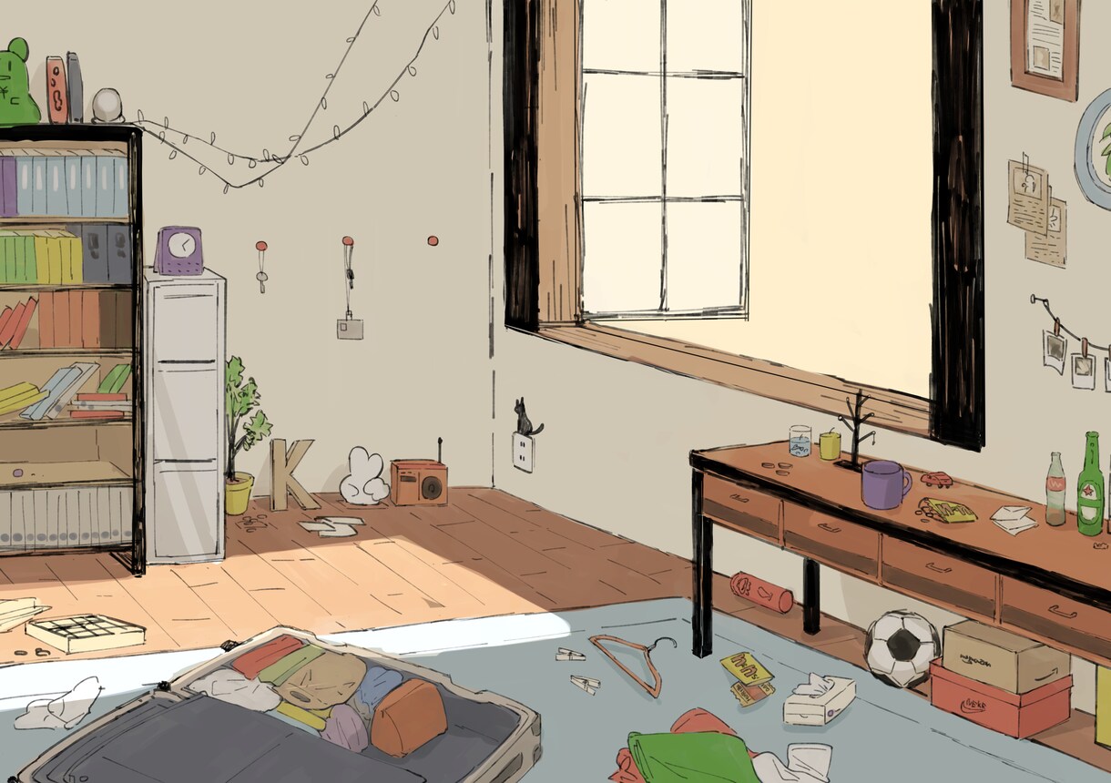商用利用可！ご希望の背景イラストお描きいたします 配信、動画、ゲーム背景など、用途に合わせて調整できます。 イメージ4