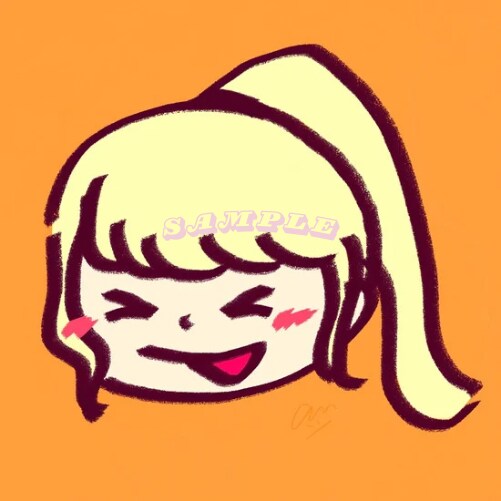 クレヨン風イラスト描きます SNSアイコン等にご利用いただけます！ イメージ4
