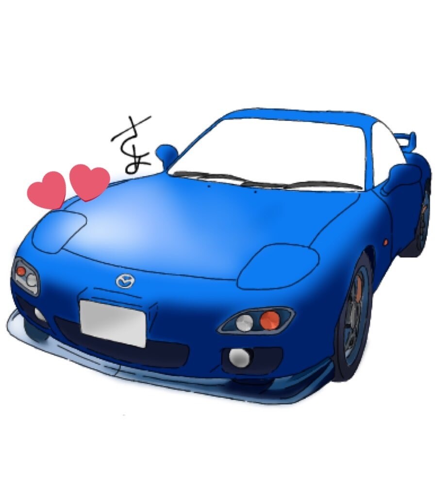 あなたの愛車をイラスト化します あなたの愛車を可愛いイラストや細かいイラストに描き変えます イメージ2