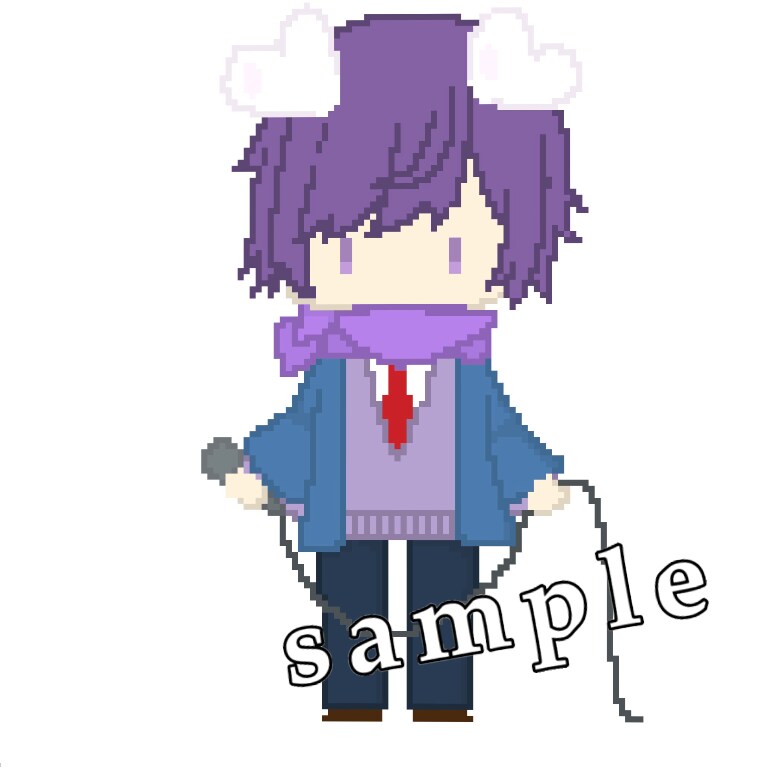ドット絵でイラスト描きます ゆるふわな絵柄であなただけのイラストを描きます！ イメージ3