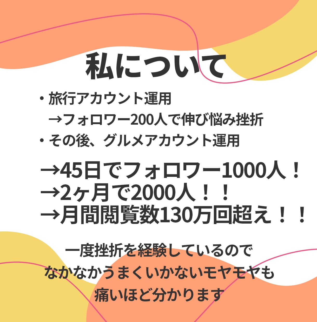 インスタフォロワー0→1000人にする方法教えます 最短45日で達成！閲覧数200万回突破の方法 イメージ8
