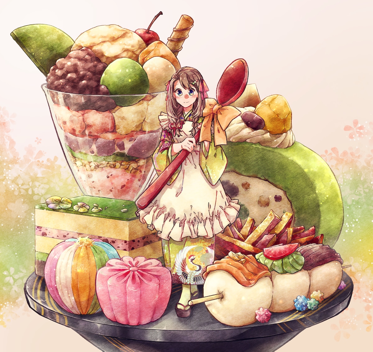 お腹を空かせるような食べ物のイラスト承ります 見たらきっと食べたくなるようなイラストをご提供いたします。 イメージ6