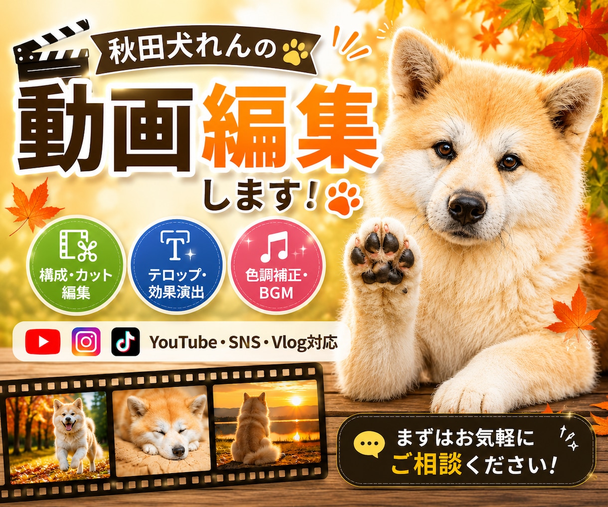 ショート動画2本3500円で受けさせていただきます 視聴者を惹きつける動画編集！ 各種ショート動画まで対応します イメージ1