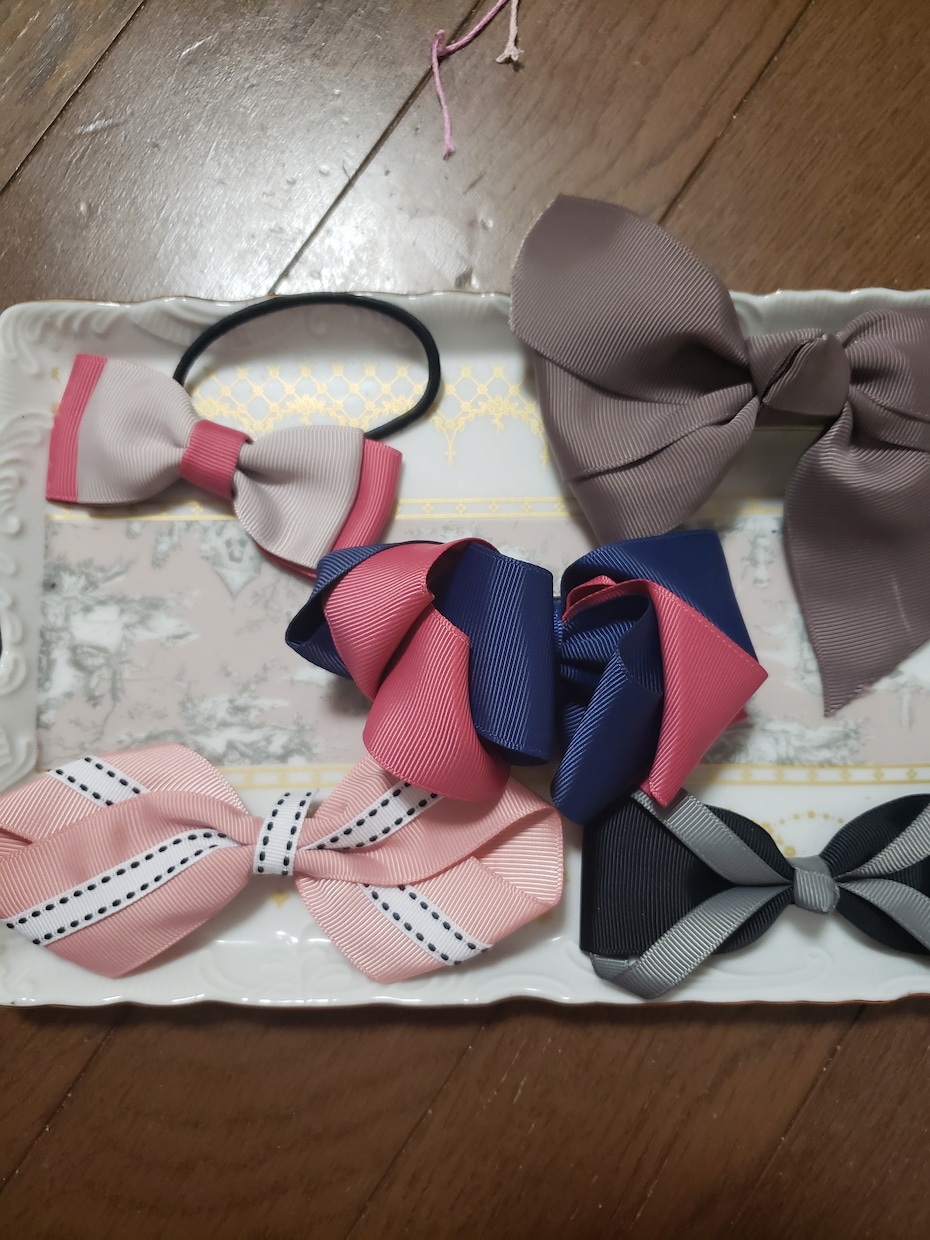 リボン製作いたしまます かわいいリボンをお好きなカラーで作ります イメージ1