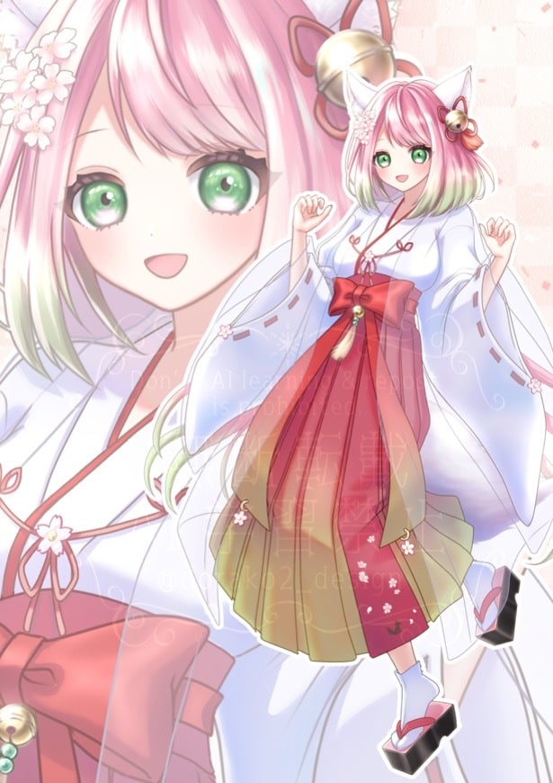 VTuber立ち絵・IRIAM・一枚絵他 描きます Live2Dパーツ分け・歌みた・サムネ・三面図・ロゴOK! イメージ8