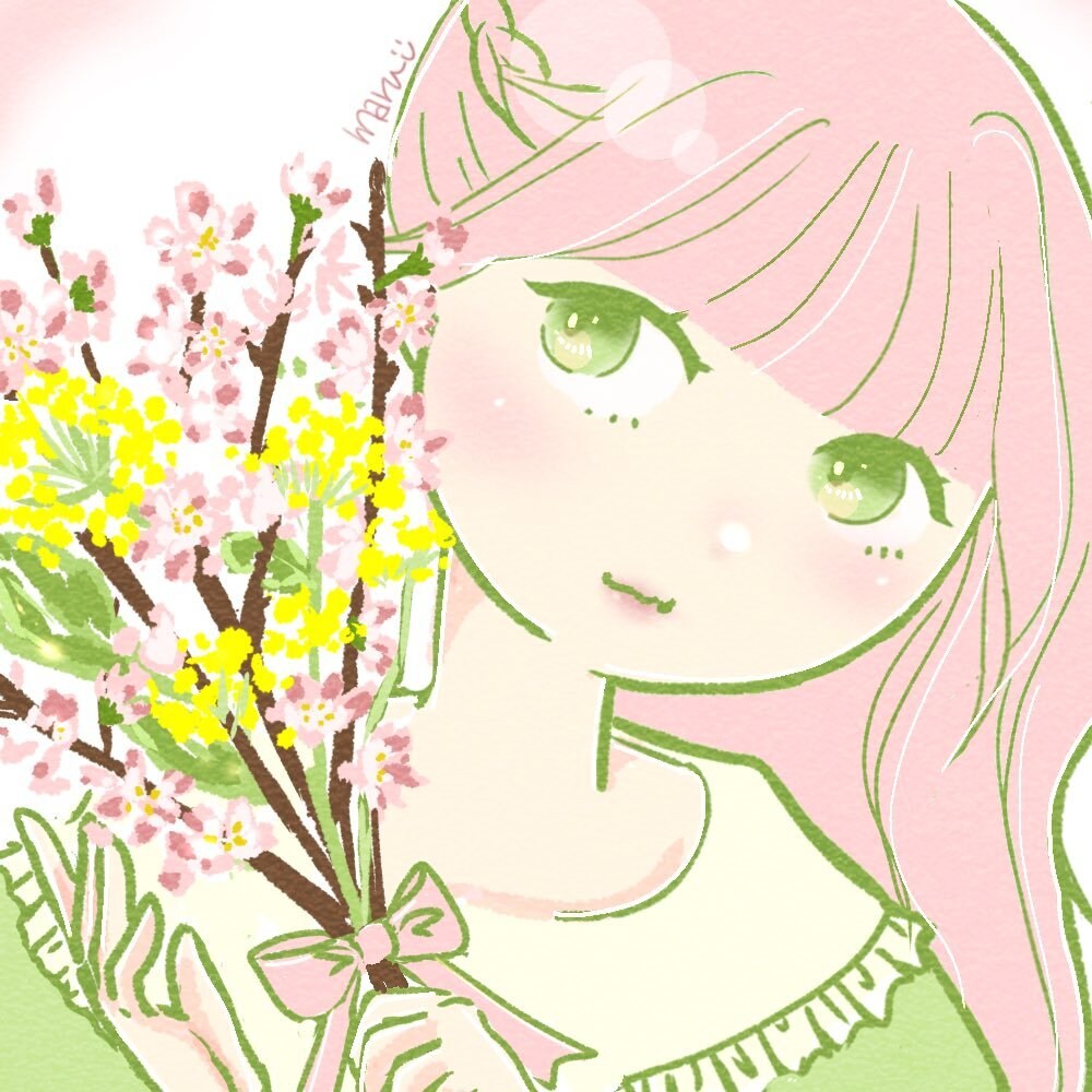 ふんわり優しい女の子イラストアイコン描きます ガールズイラスト　デジタルにて イメージ3