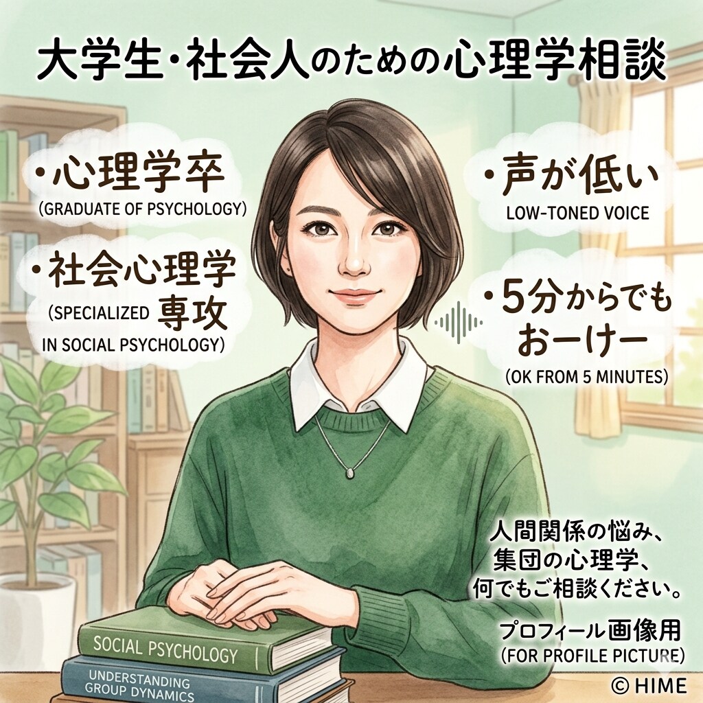 5分からでもどうぞ！お気軽に心のデトックス承ります モヤモヤした事や普段悩んでいる事、愚痴や本音、受け止めます イメージ10